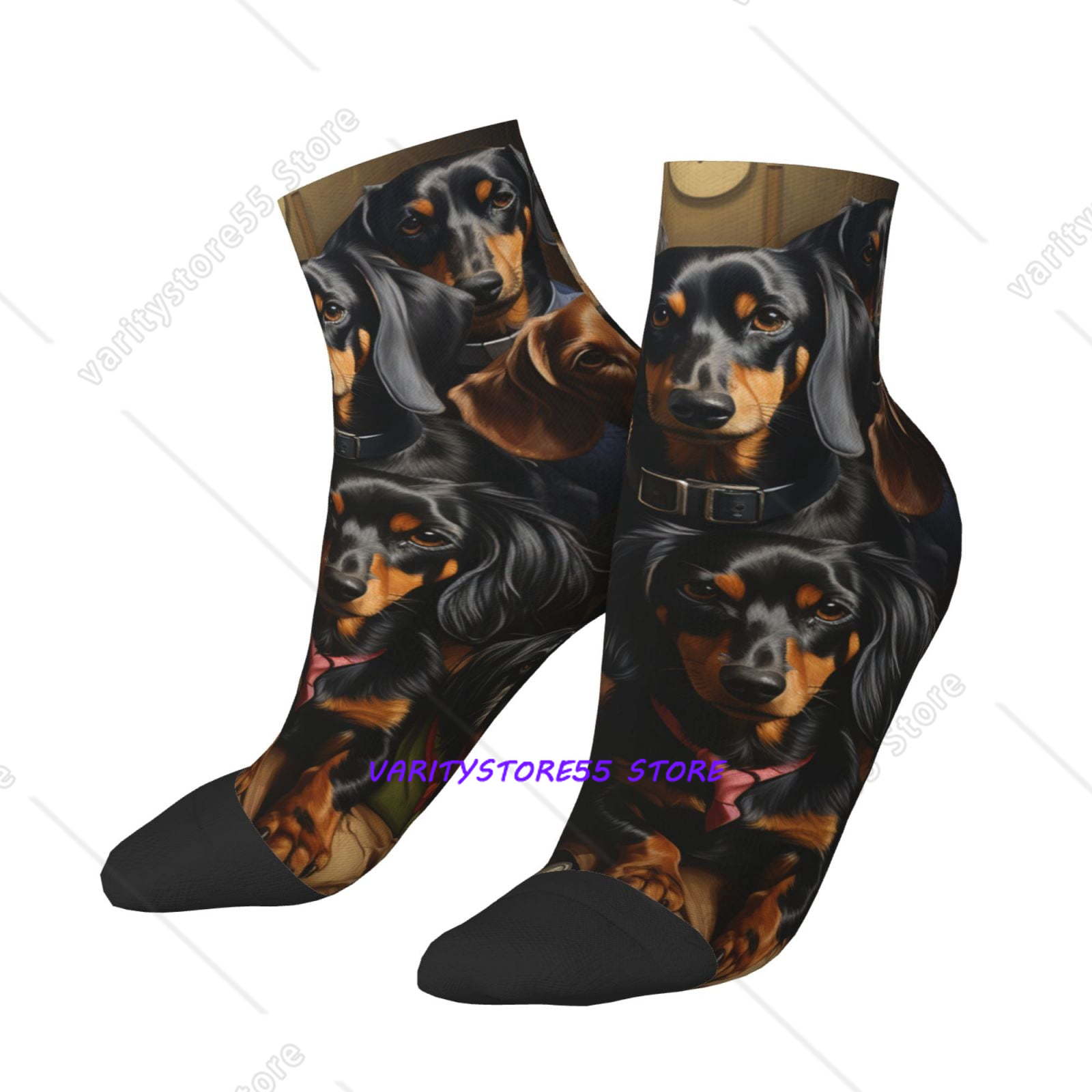 Socks Ankle Men - Niskie skarpetki unisex z zabawnym wzorem,
