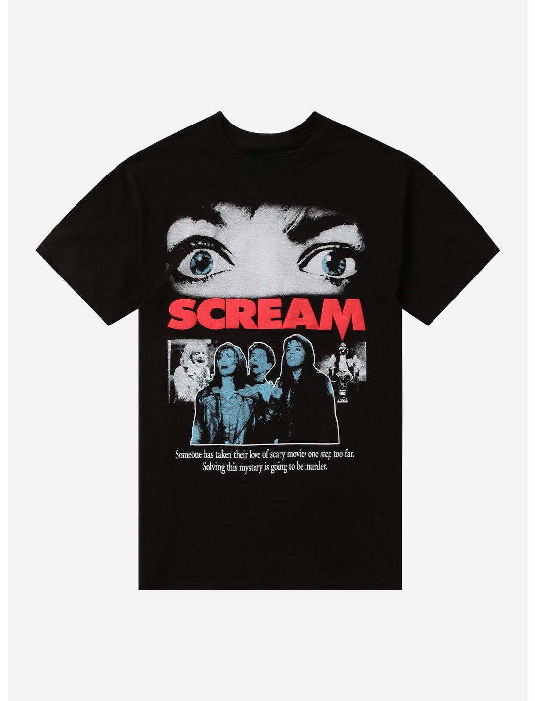 Poster Men Fashion - Koszulka z grafiką plakatu filmu „Scream”,