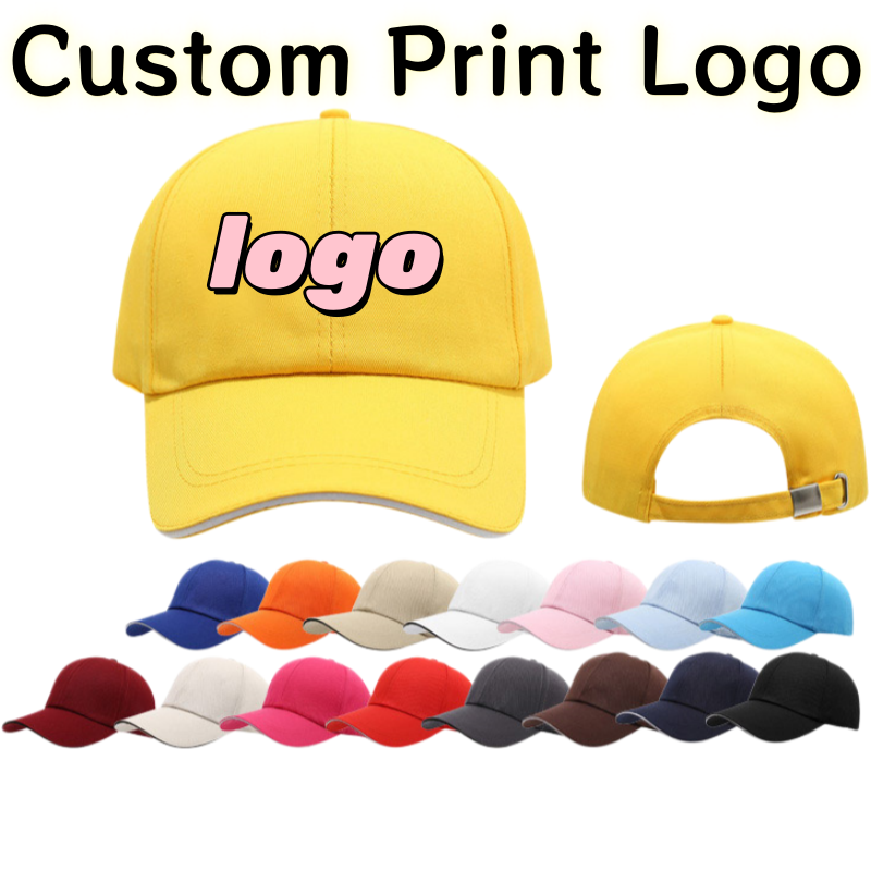 Men'S Fashion With Hat - Spersonalizowana Czapka Bejsbolówka z Nadrukowanym Logo,