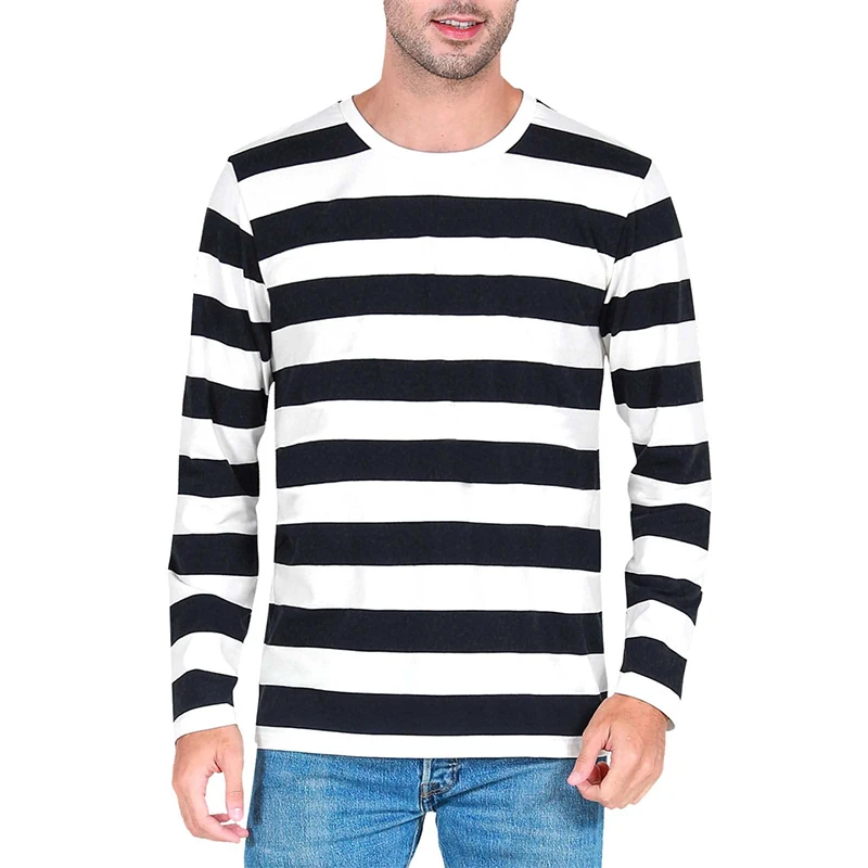 Modna koszulka męska z długim  – Mens Fashion Clothes recenzja i cena