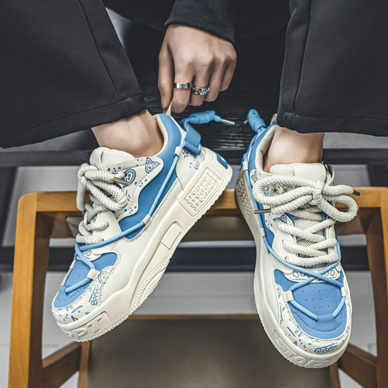 Modne buty skate męskie, sneak – Mens Fashion Trainers recenzja i cena