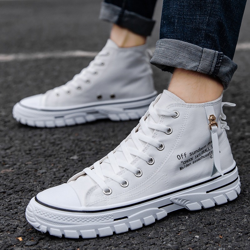 Męskie buty, trampki wysokie z – Mens Fashion Trainers recenzja i cena